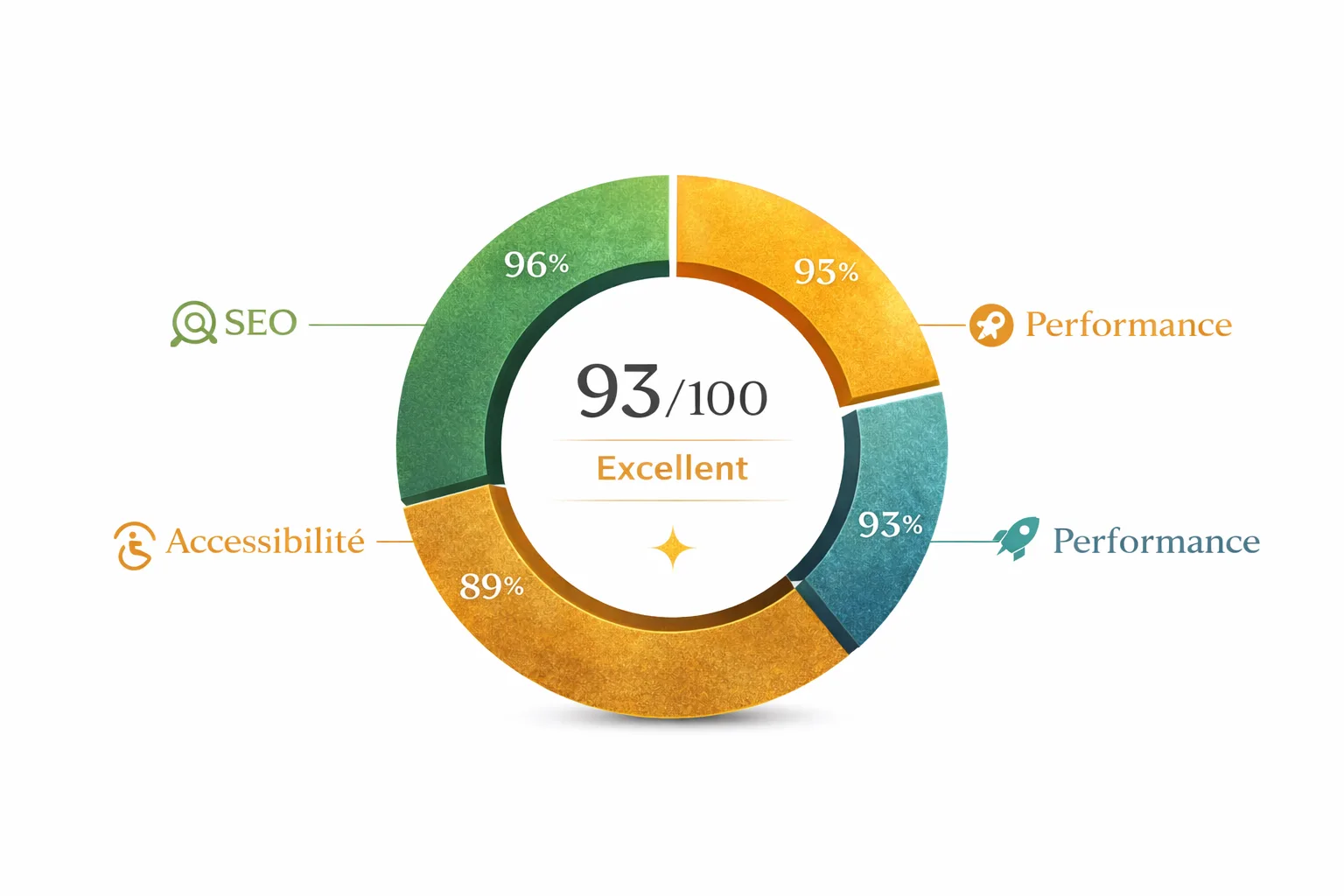 Analyse SEO locale sur écran